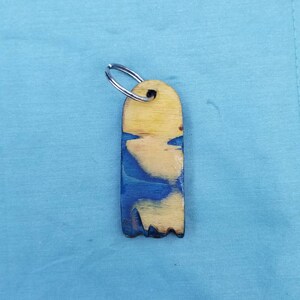 Recycled Skateboard Keychains