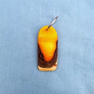 Recycled Skateboard Keychain