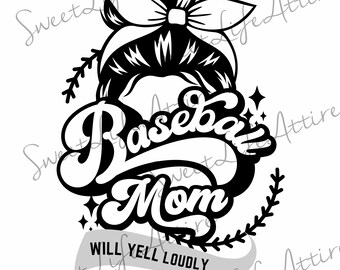 Baseball mom svg - baseball svg