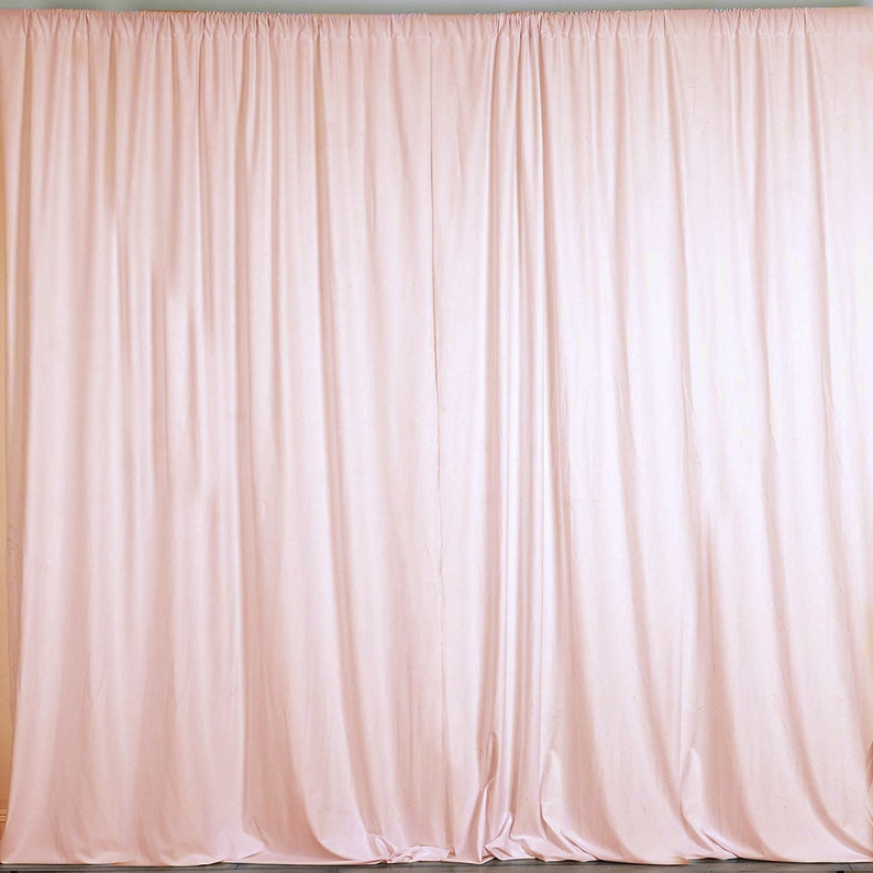 Business Industrial Black 10 X 10 Ft Polyester Backdrop Curtains
