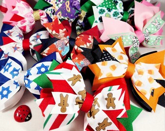 Holiday Layered Bows