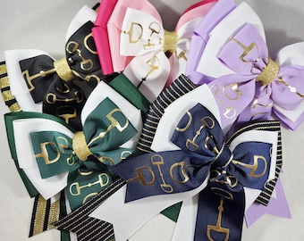 Snaffle Bit Layered Bow Equestrian Competition