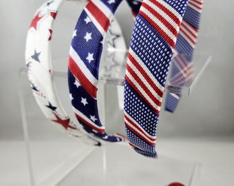Patriotic Headband Red, White, & Blue
