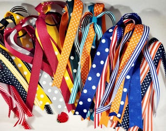Ribbon Streamers in School & Team Colors