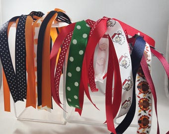Holiday Streamer for Pony Tails Halloween Thanksgiving Christmas
