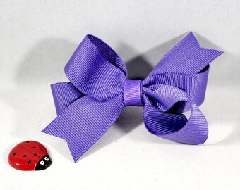 Small Bow on Elastic Pony Ring