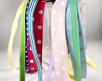 Colorful Ribbon Streamers for Ponytails