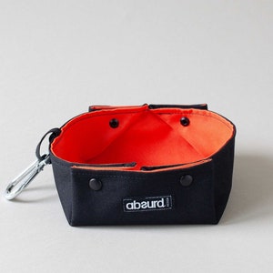 Cuenco de viaje para perros / Cuenco plegable para perros / Cuenco portátil para perros / 100 % impermeable / Cuenco de agua para perros para acampar / Regalo personalizado para dueños de perros