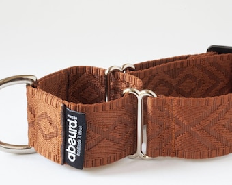 Chic Martingale Collar 1.5"(38mm) | Wide Adjustable Collar | Handmade Training Collar | Various Colours | Whippet, Greyhound Collar