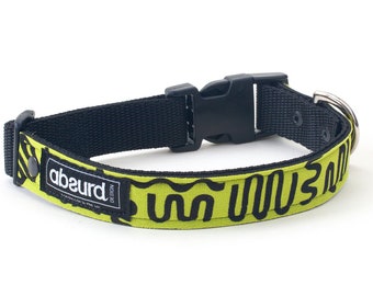 Waterproof Dog Collar | Unique Colourful Patterns | Upcycled Wetsuits | LilyPad | Absurd Design