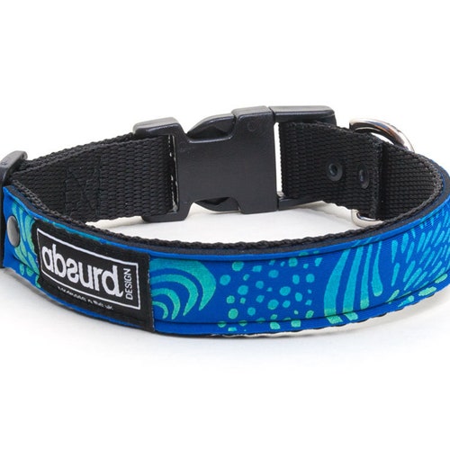 Waterproof Beach Dog Collar Eco Upcycled Wetsuits Unique Etsy