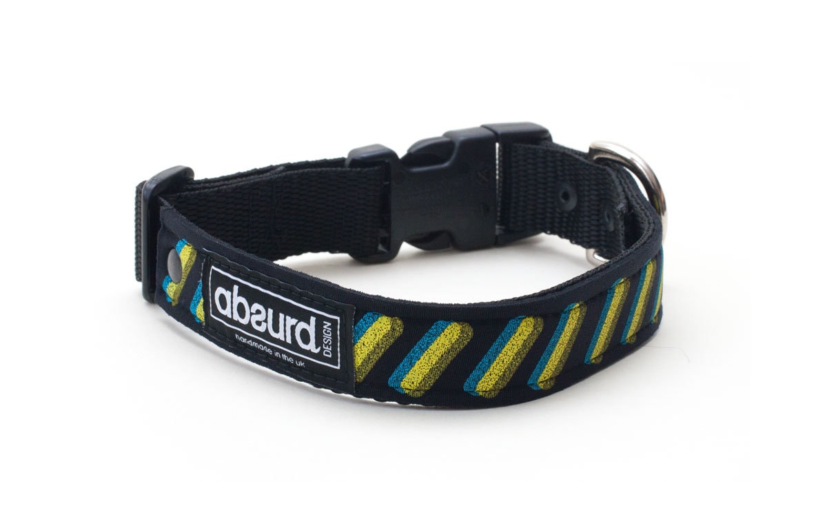 Adjustable Wetsuit Dog Collar Patterned Waterproof Etsy