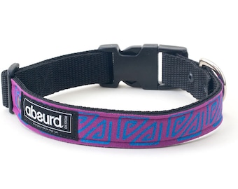 Waterproof Dog Collar | Unique Colourful Patterns | Upcycled Wetsuits | Pool Party | Absurd Design