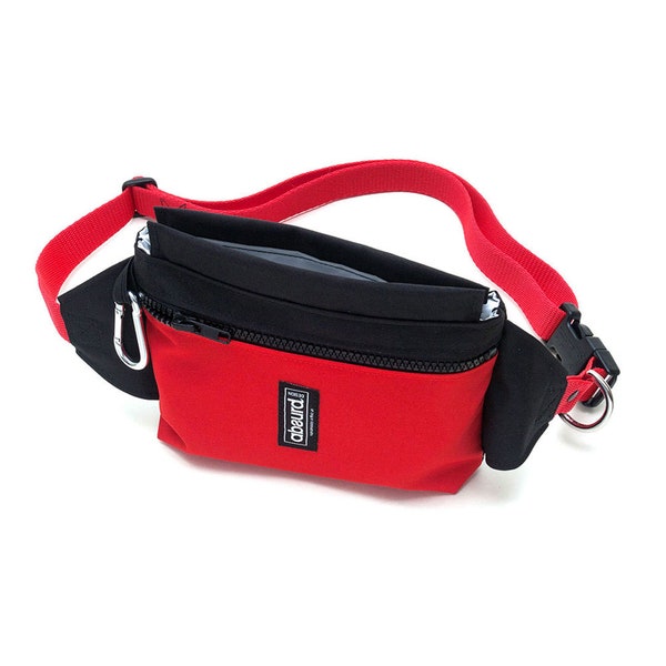 Dog Training Bum Bag | Dog Walking Bag | Handmade Fanny Pack | Puppy/Dog Training Treat Pouch | Magnetic Closure | Absurd Design