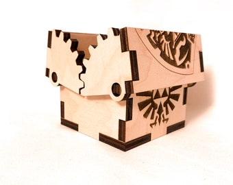 Ring Box/Ring Bearer Box/Zelda/trouwring box/verlovingsring box/Houten Box/Handgemaakt cadeau/Gepersonaliseerde/geek cadeau/bruiloft/videogame cadeau