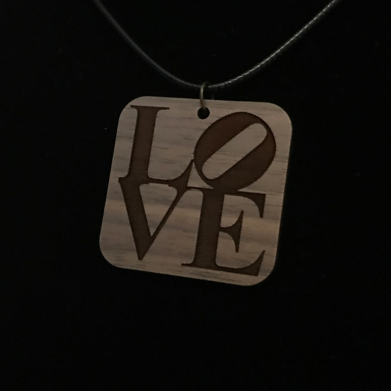 Philly Love Sign Necklace/philadelphia/love Sign Etsy