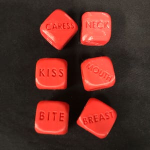 Naughty Dice/adult dice/for girlfriend/boyfriend/husband/wife/date night/love dice/dice game/sexy dice/valentine's day gift for him/for her