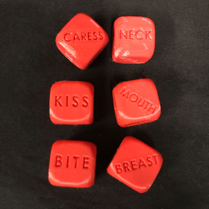 Naughty Dice/adult dice/for girlfriend/boyfriend/husband/wife/date night/love dice/dice game/sexy dice/valentine's day gift for him/for her image 1