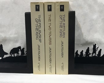 Lord of the Rings Bookends/kinderboekensteunen/boekenplank/handgemaakt cadeau/unieke boekensteunen/cadeau voor boekenliefhebber/cadeau voor hem/haar/vader/geek cadeau