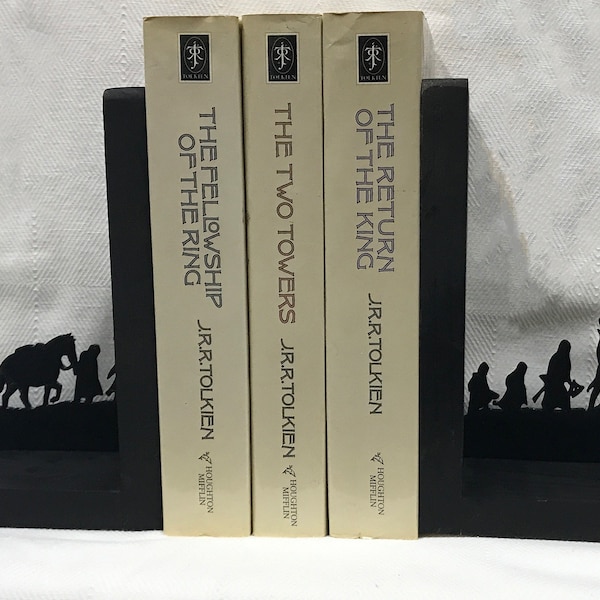 Lord of the Rings Bookends/children’s bookends/book shelf/handmade gift/unique bookends/gift for book lover/gift for him/her/dad/geek gift