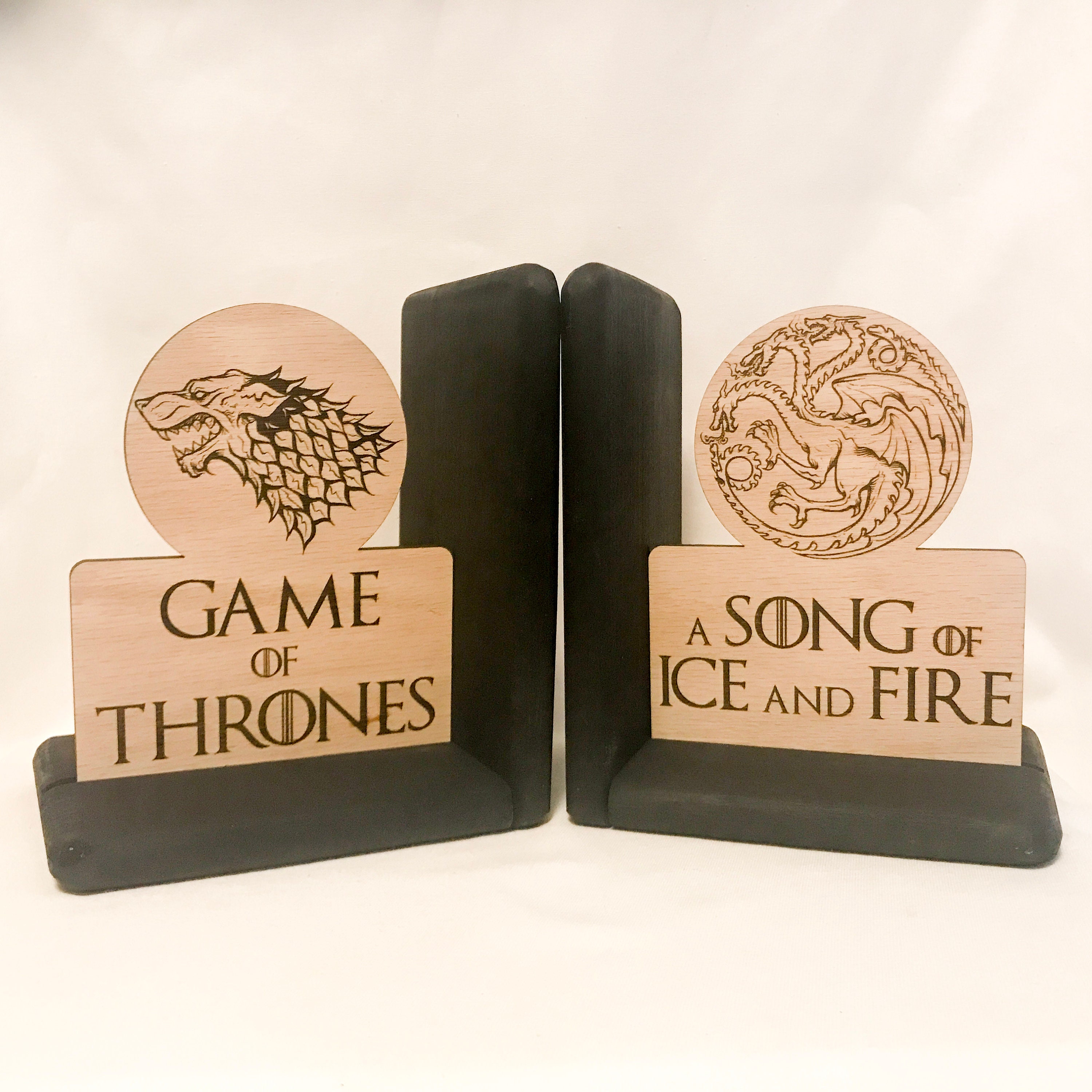 Game of Thrones Bookends/mother of Dragons Bookends/book Etsy