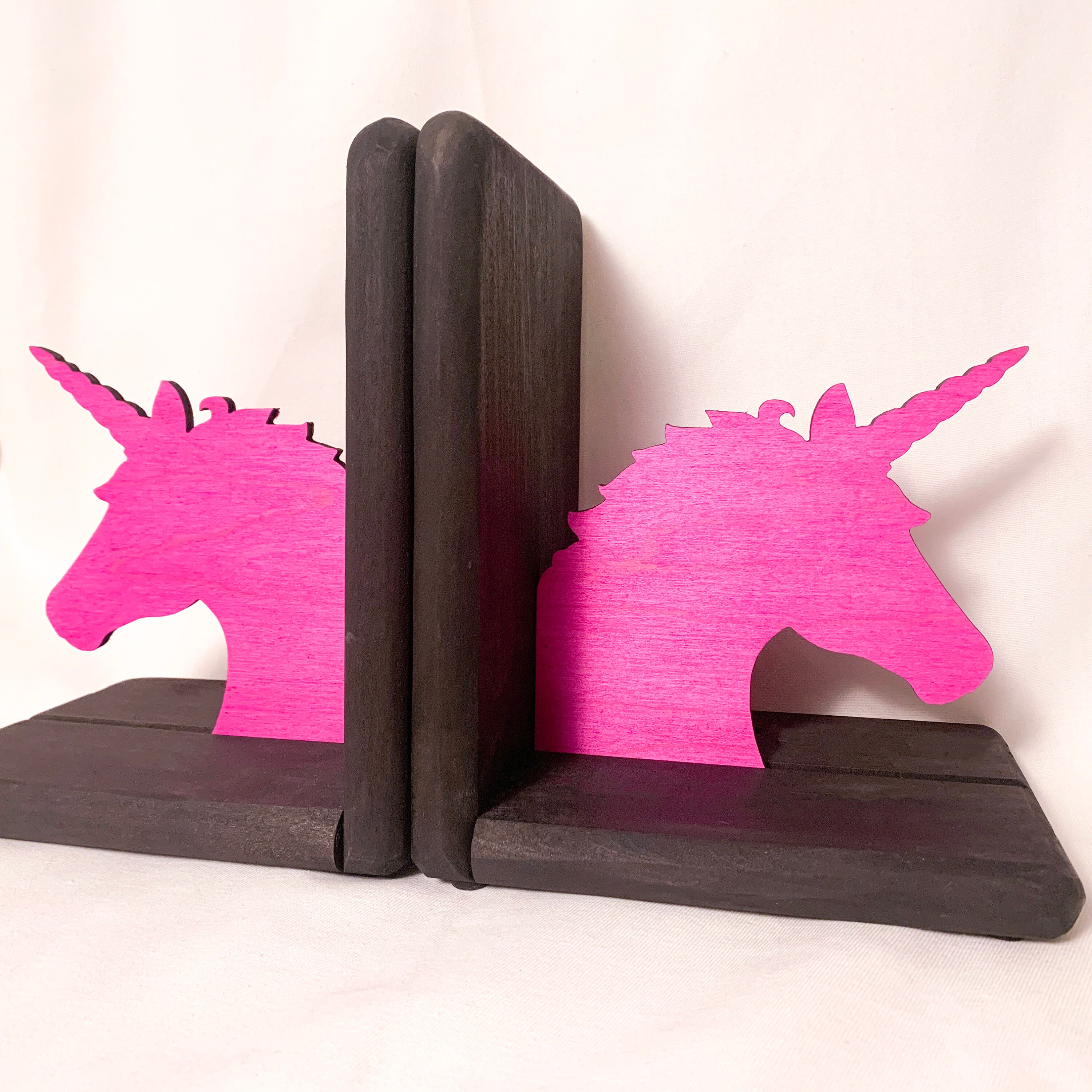 Unicorn Bookends/unicorn/unicorn Birthday/magical Unicorn/book Etsy