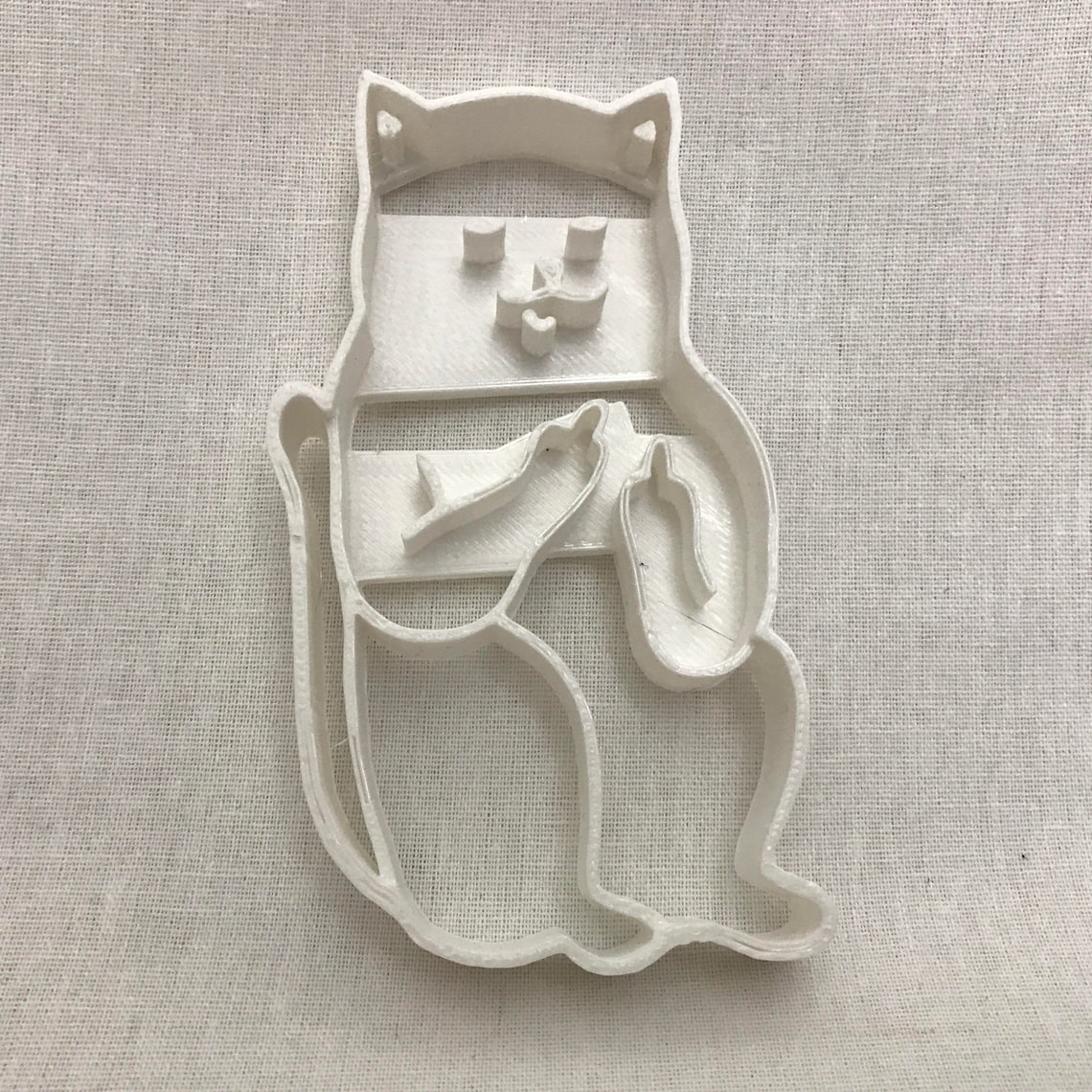 Middle finger cat cookie cutter/adult humor/Easter/cookie