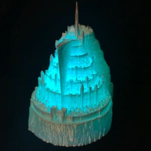 MAJESTE Escultura Senhor dos Anéis, Modelo Minas Tirith Criativa Cinzeiro  Estátua Decoração de Mesa //2