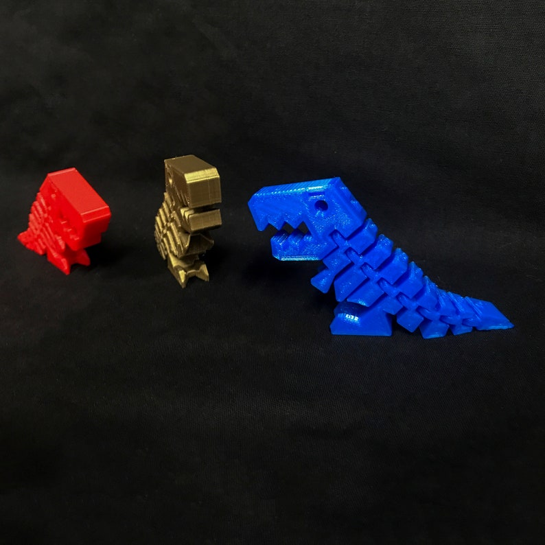 Dinosaur Toy/dino keychain/t-rex/t rex/trex/fidget toy/Birthday Gift/Kid/Gift for Boy/Jurassic Trex/T-rex Party Gift/t-rex toy/party favor image 1