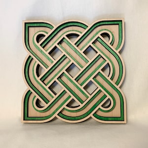 Celtic Knot/Celtic Gift/Wall Decor/wall art/Irish gift/3D wall art/wood sign/Love knot/Celtic Art/for wall/for desk/Celtic Symbol