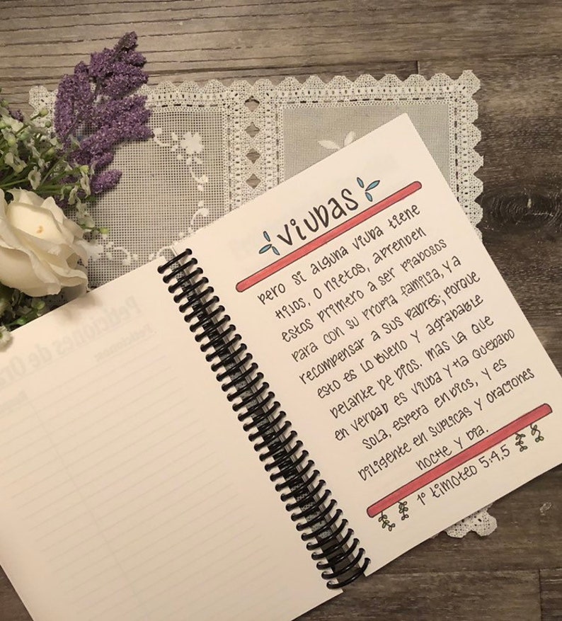 Spiral Bound Daily Devotions & Prayer Journal for Women Etsy