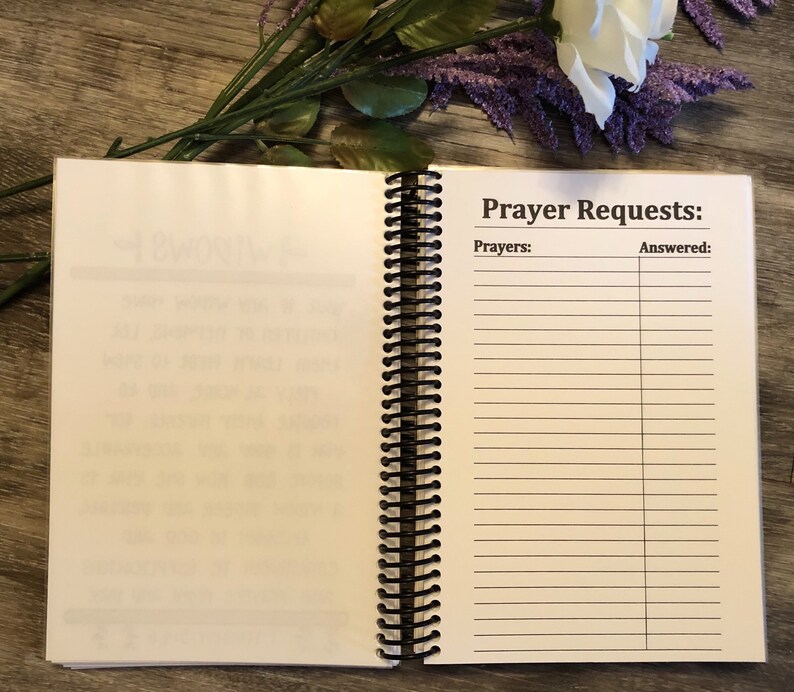 Spiral Bound Daily Devotions & Prayer Journal for Women Etsy