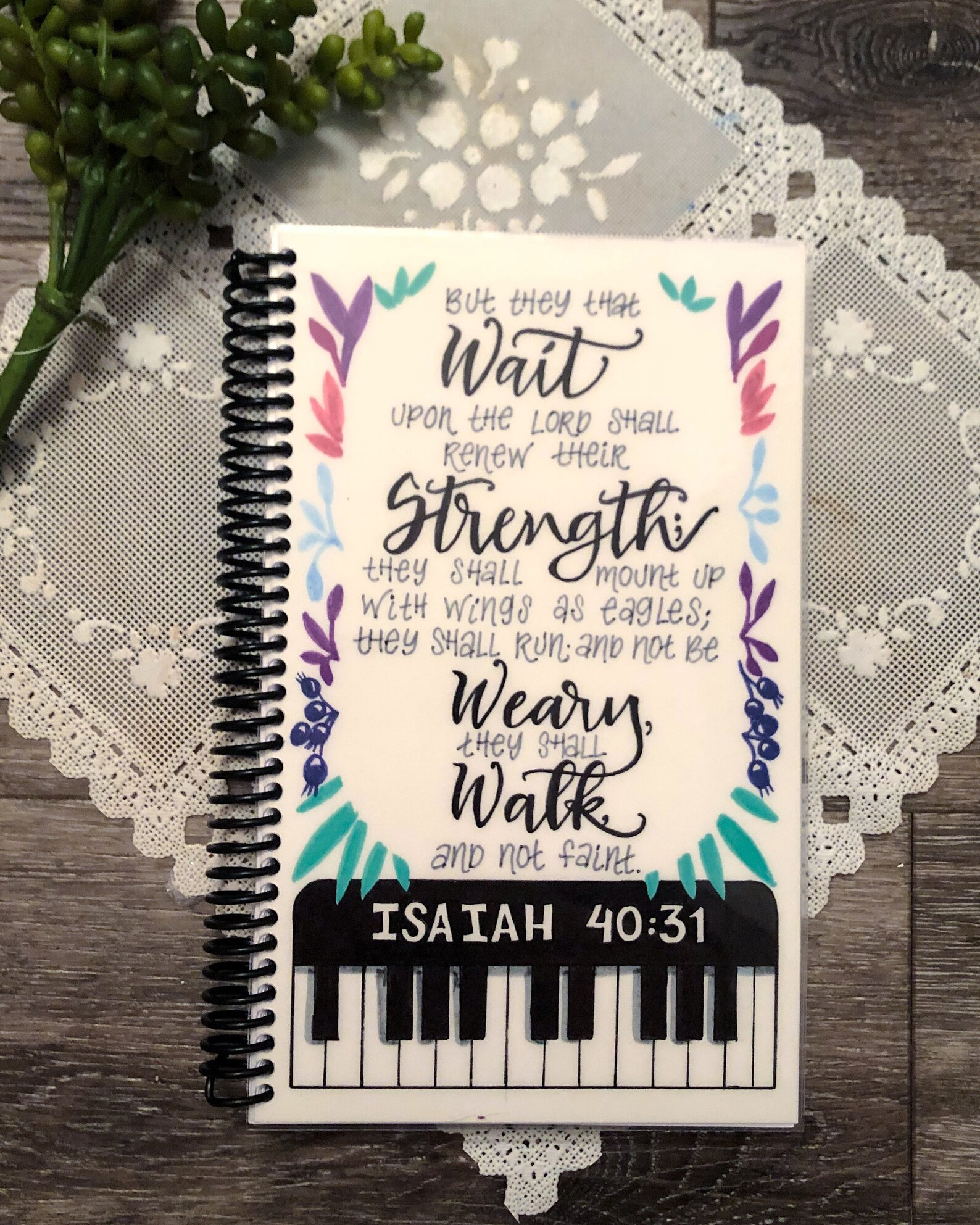 Sermon Notes Journal Sermon Notebook for Church Spiral Etsy