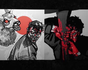 LIMITED DEAL 2 Cabin Horror Prints together!