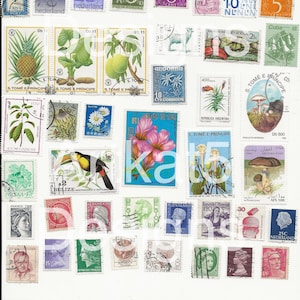 164 verschiedene Briefmarken, sofortiger Download zum Ausdrucken, digitale Ephemera, Collage, Junk Journal Verzierungen, Vintage Briefmarken