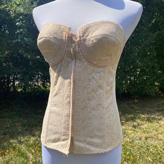 Vintage Longline Corset Bustier Gem