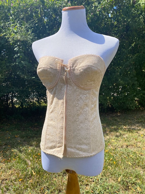 Vintage Longline Corset Bustier Gem