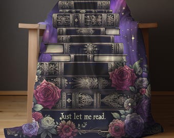 Buchliebhaber Decke: Mikrofasersamt, Booktok Design