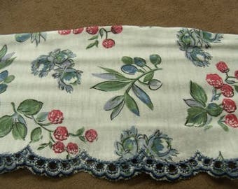 EMBROIDERY - on jersey cotton-9 cm flower pattern