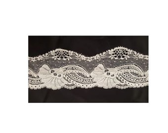 New Ivory Calais Lace, 9 cm, Made in France