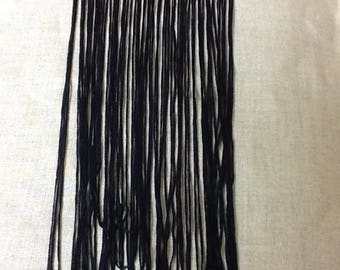New: Length 60 CM black fringe