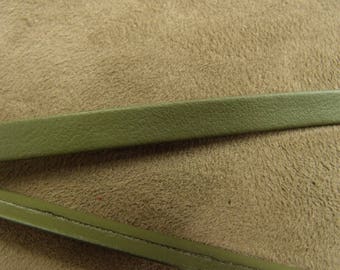 Ribbon Leatherette - 0.7 cm - khaki Green