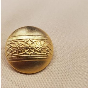 23mm light gold metal button/jewelry