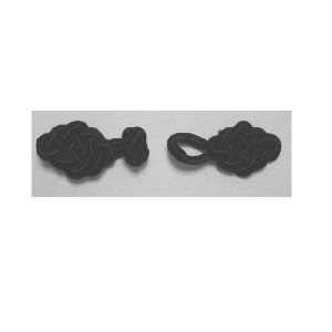 Brandenburger Knopfverschluss - schwarz