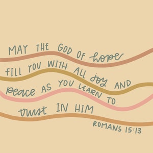 Romans 15:13 Print