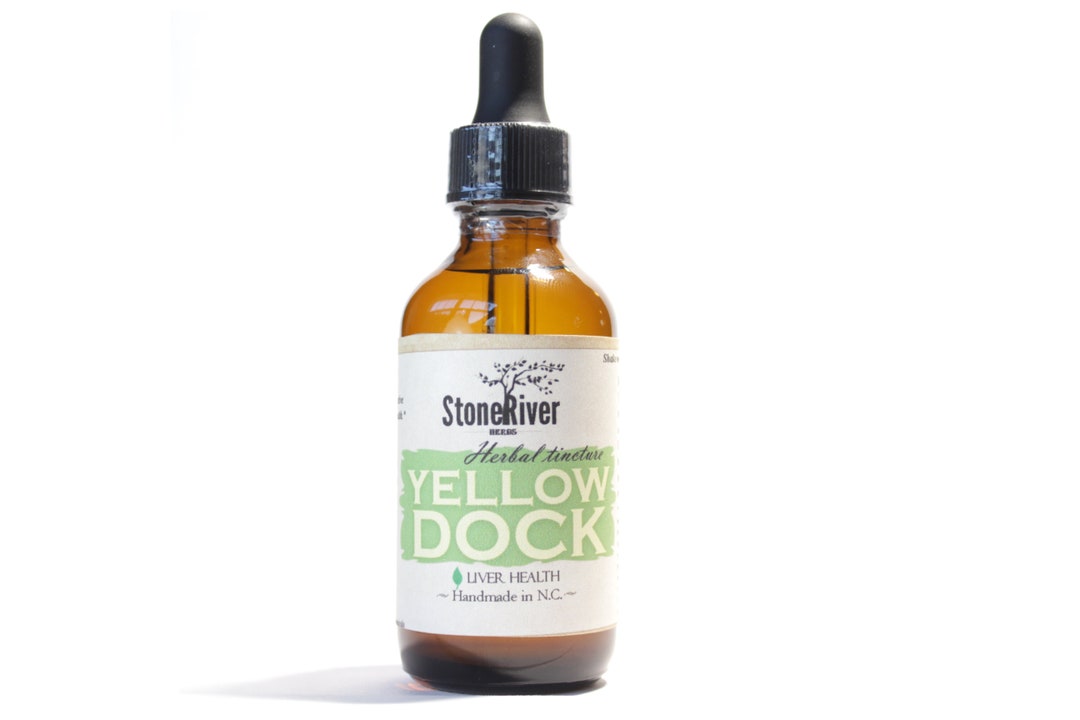 Yellow Dock Herbal Tincture Adaptogen Liver Yellowdock Curly Dock Root