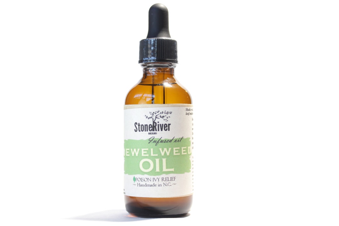Jewelweed Herbal Infused OIL Poison Ivy poison Oak First Aid 4oz, 2oz