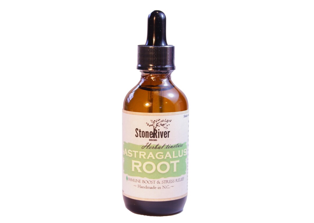 Astragalus Root Herbal Tincture Double Extracted Stress and Fatigue