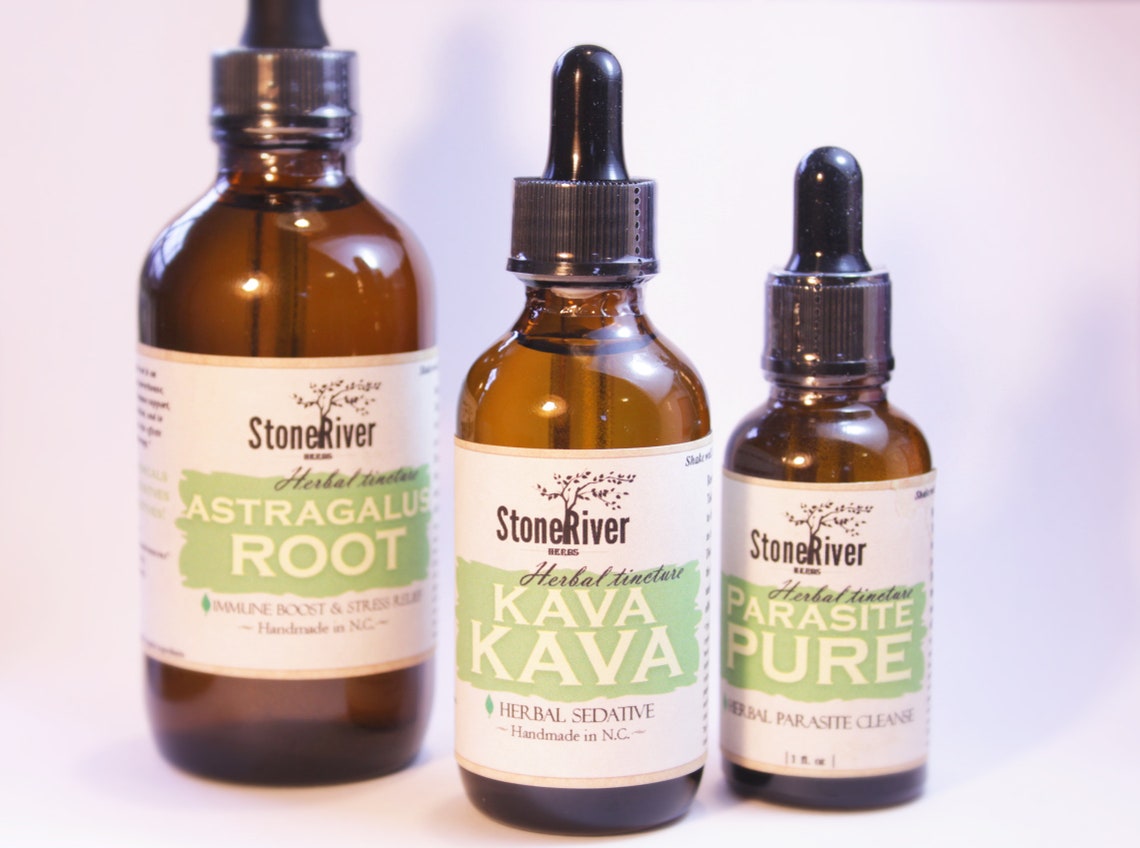 KAVA KAVA Herbal Tincture Premium Extract PURE Root Pain Etsy
