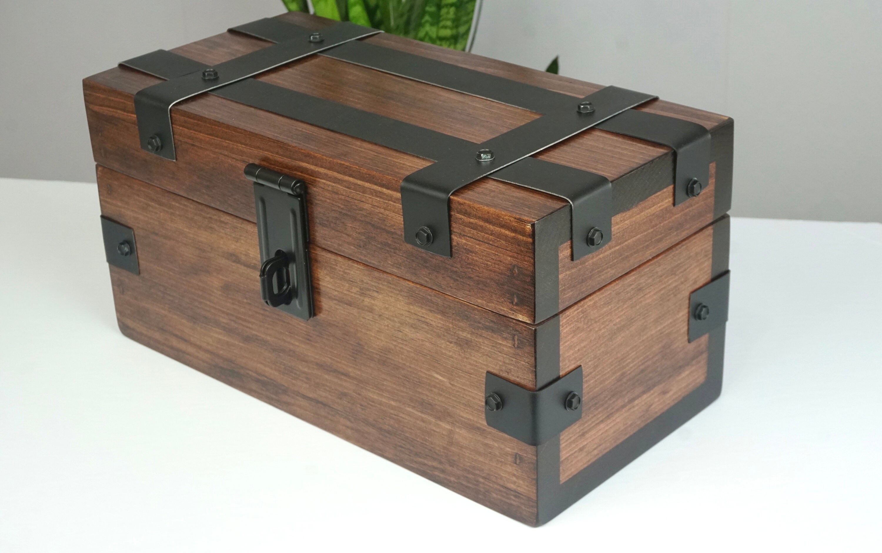 Personalized Treasure Box with Padlock And Skeleton Key / Etsy